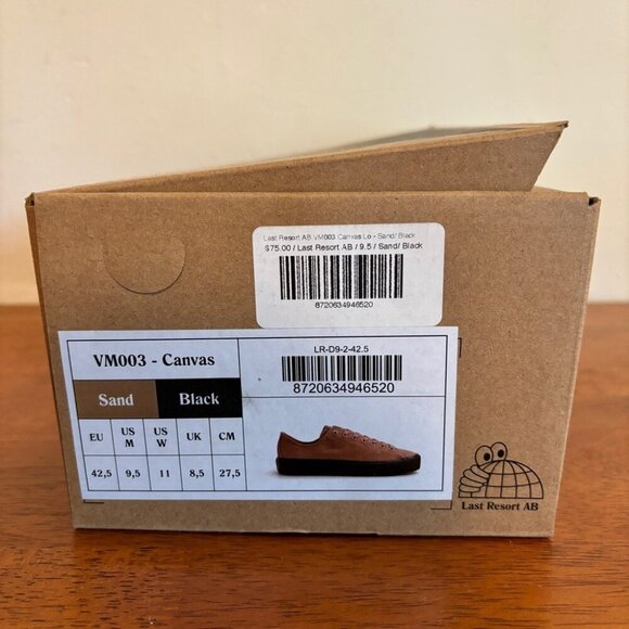 Last Resort AB VM003 Canvas Lo - Sand/Black - 9.5M/11W - Picture 3 of 5